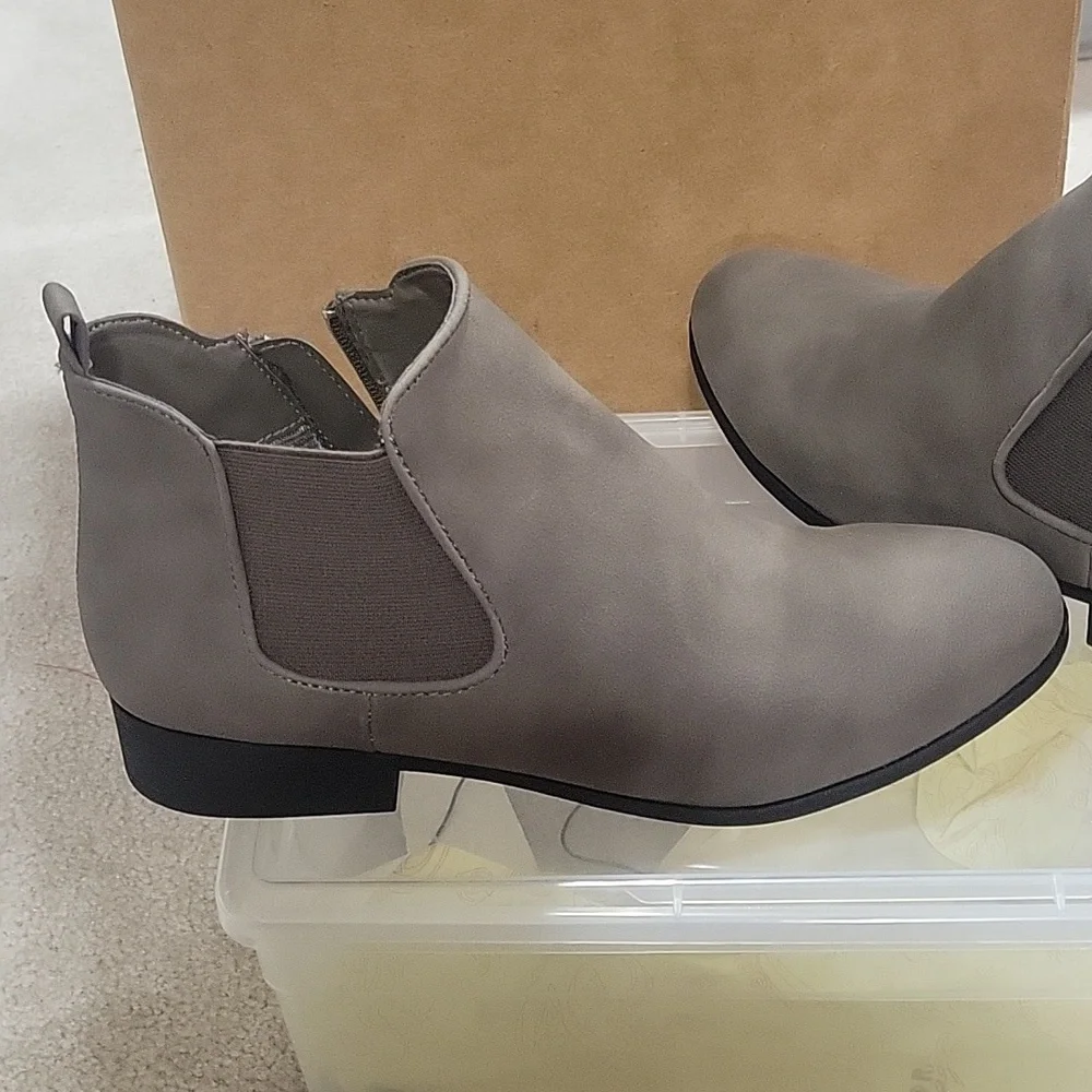 Gray Booties - Picture 2 of 4
